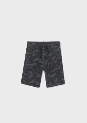 6yrs, 7yrs, 8yrs Soft Denim Camouflage Short