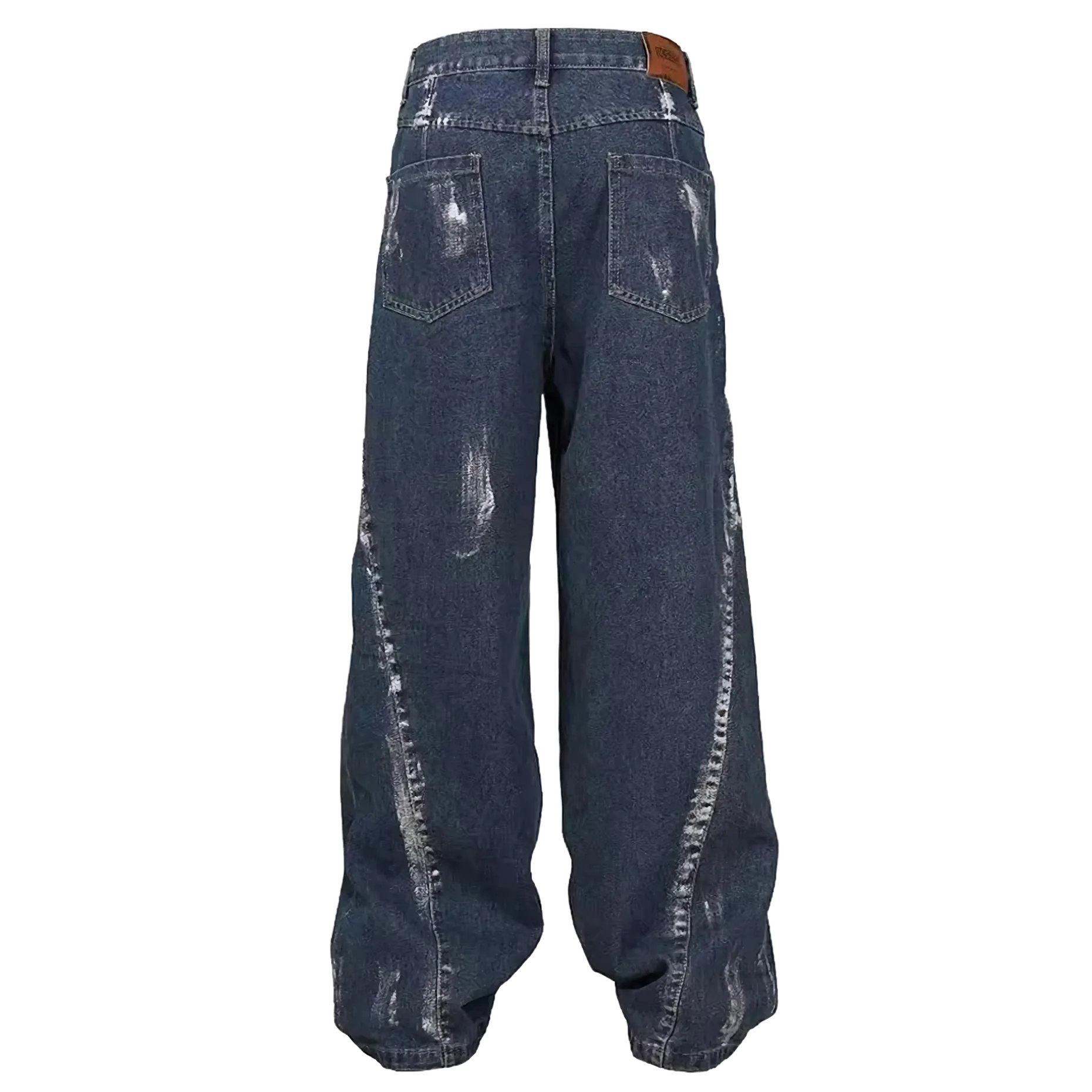 'Artisan' Heavy-Duty Patched Denim Jeans