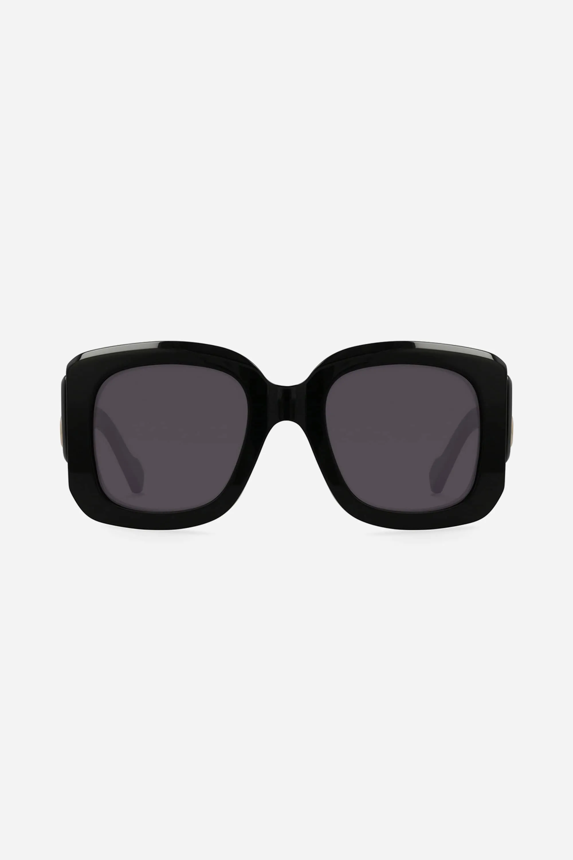 Balenciaga black bold sunglasses with BB logo