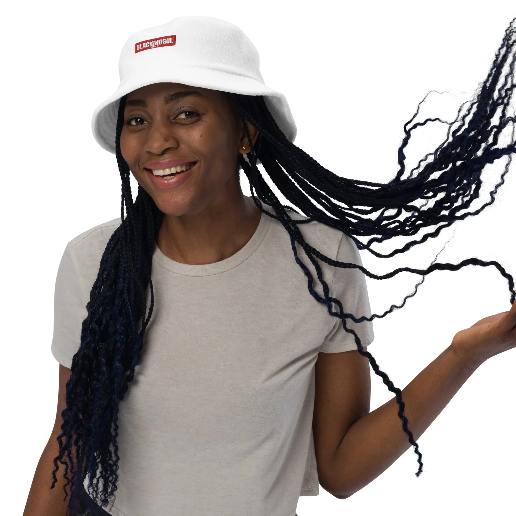 Black Mogul Supreme Terry cloth bucket hat