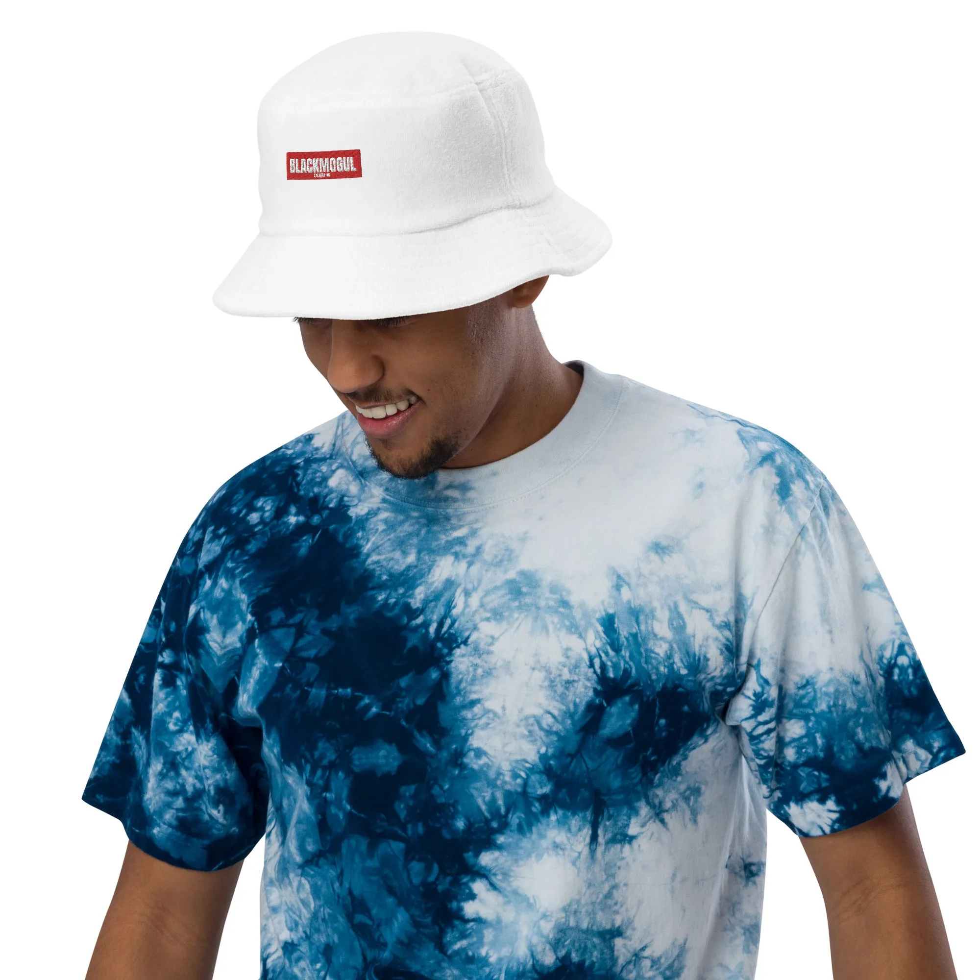 Black Mogul Supreme Terry cloth bucket hat