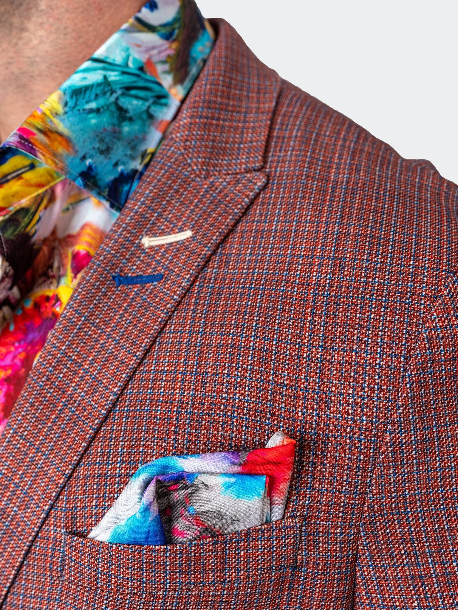 Blazer Unconstructed Preppy Orange