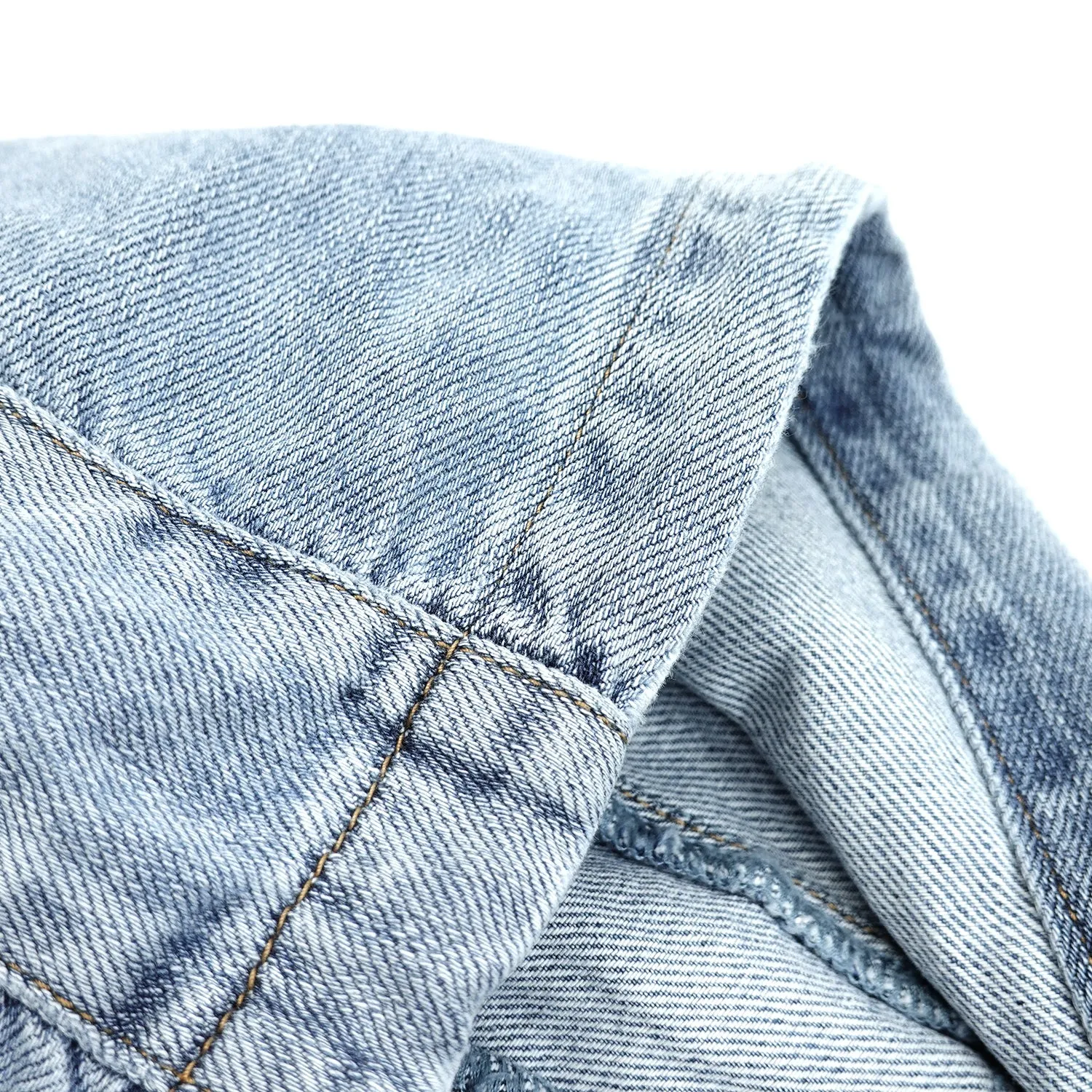 Boys Denim Jacket,Little Big Kids Simple Design Hooded Jean Coat