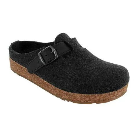 Haflinger GZB Clog (Unisex) - Charcoal