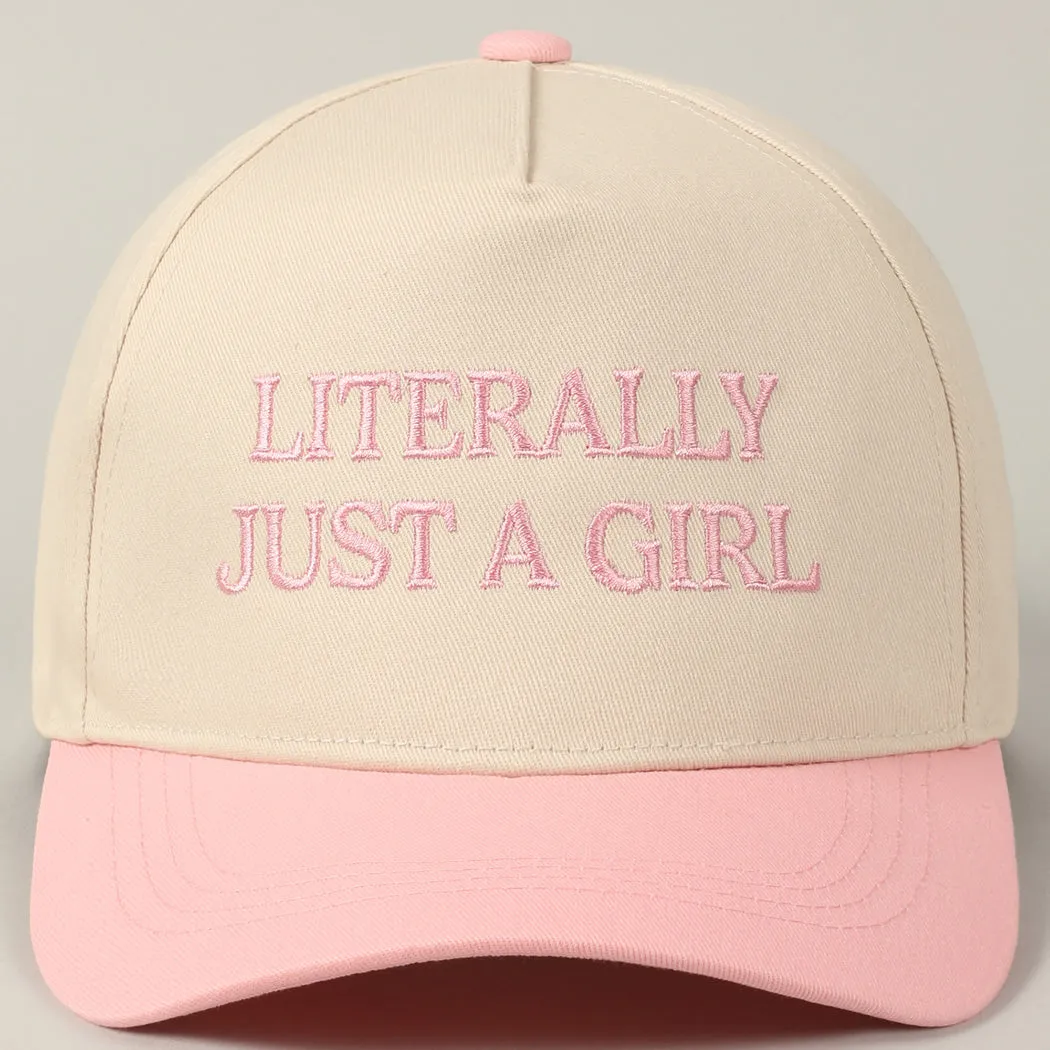 Just A Girl Trucker Hat