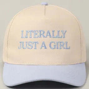Just A Girl Trucker Hat