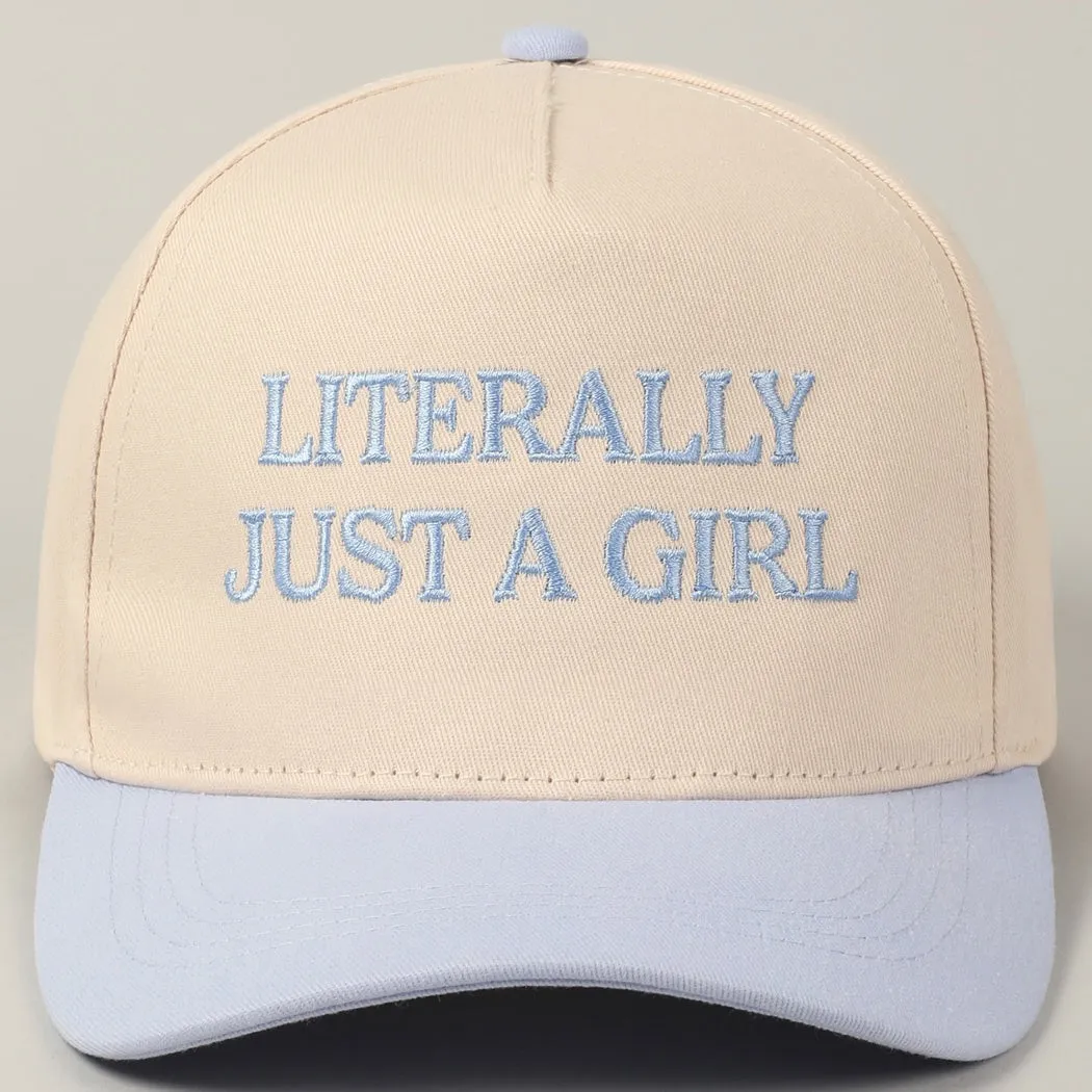 Just A Girl Trucker Hat