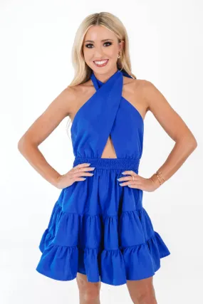 Lake Day Dress - Royal Blue
