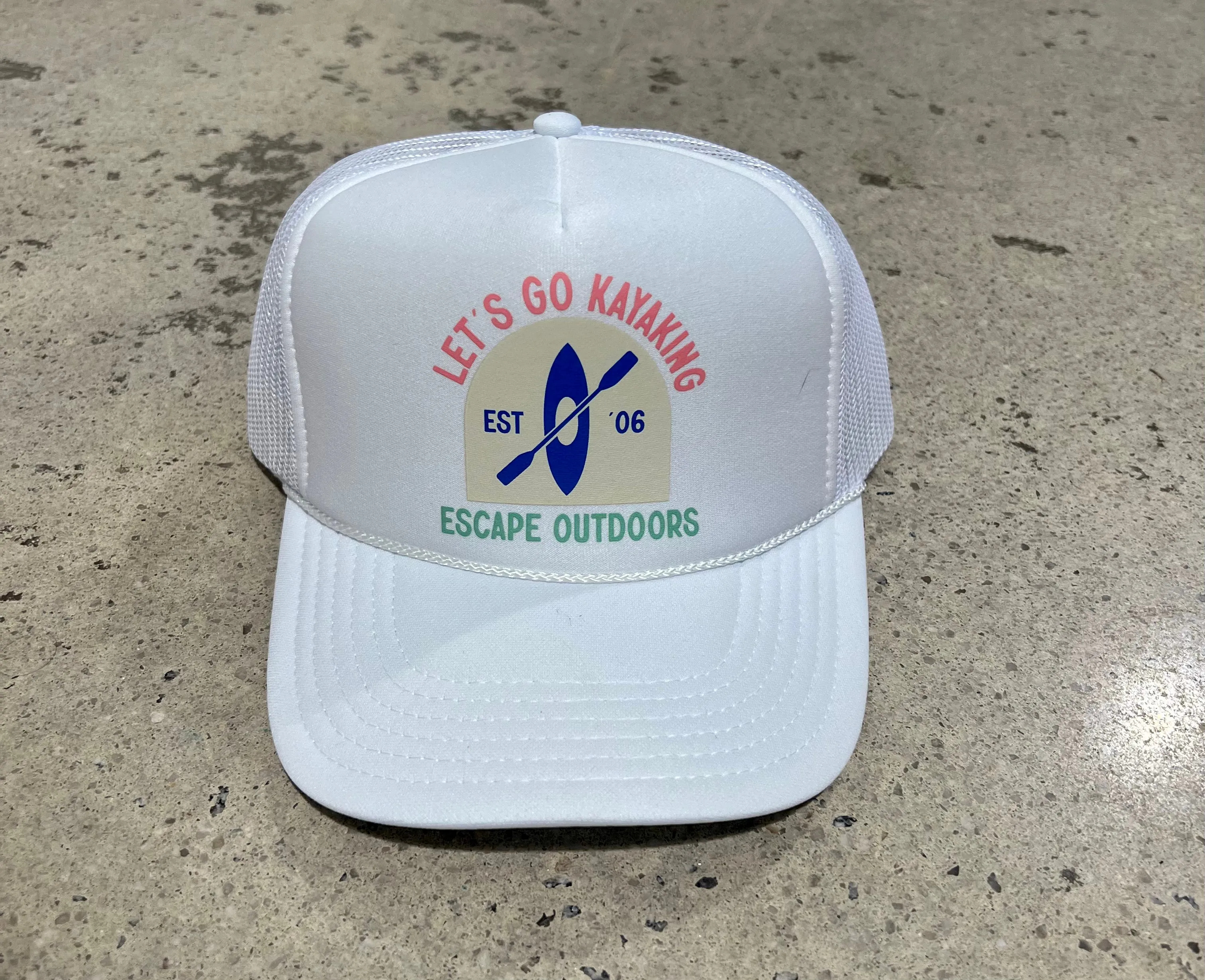 Let's Go Kayaking Trucker Hat
