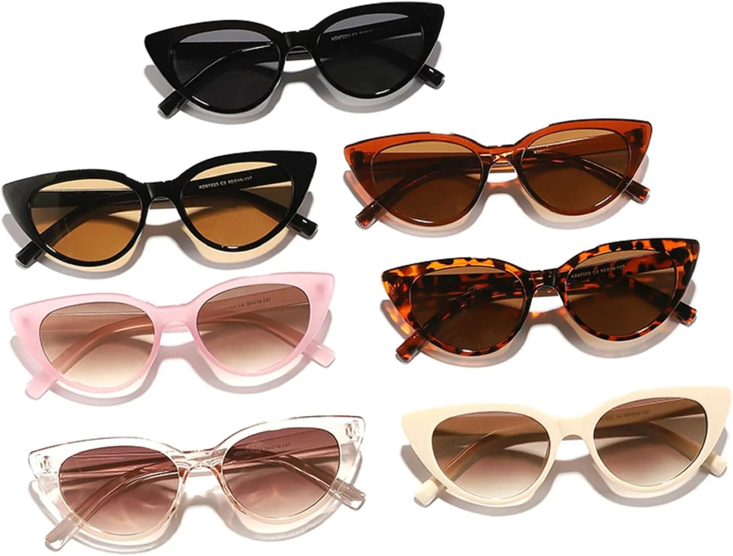 Melrose Halloween Black Cat Eyes Sunglasses Vintage Luxury Punk Sunglasses For Women 97223