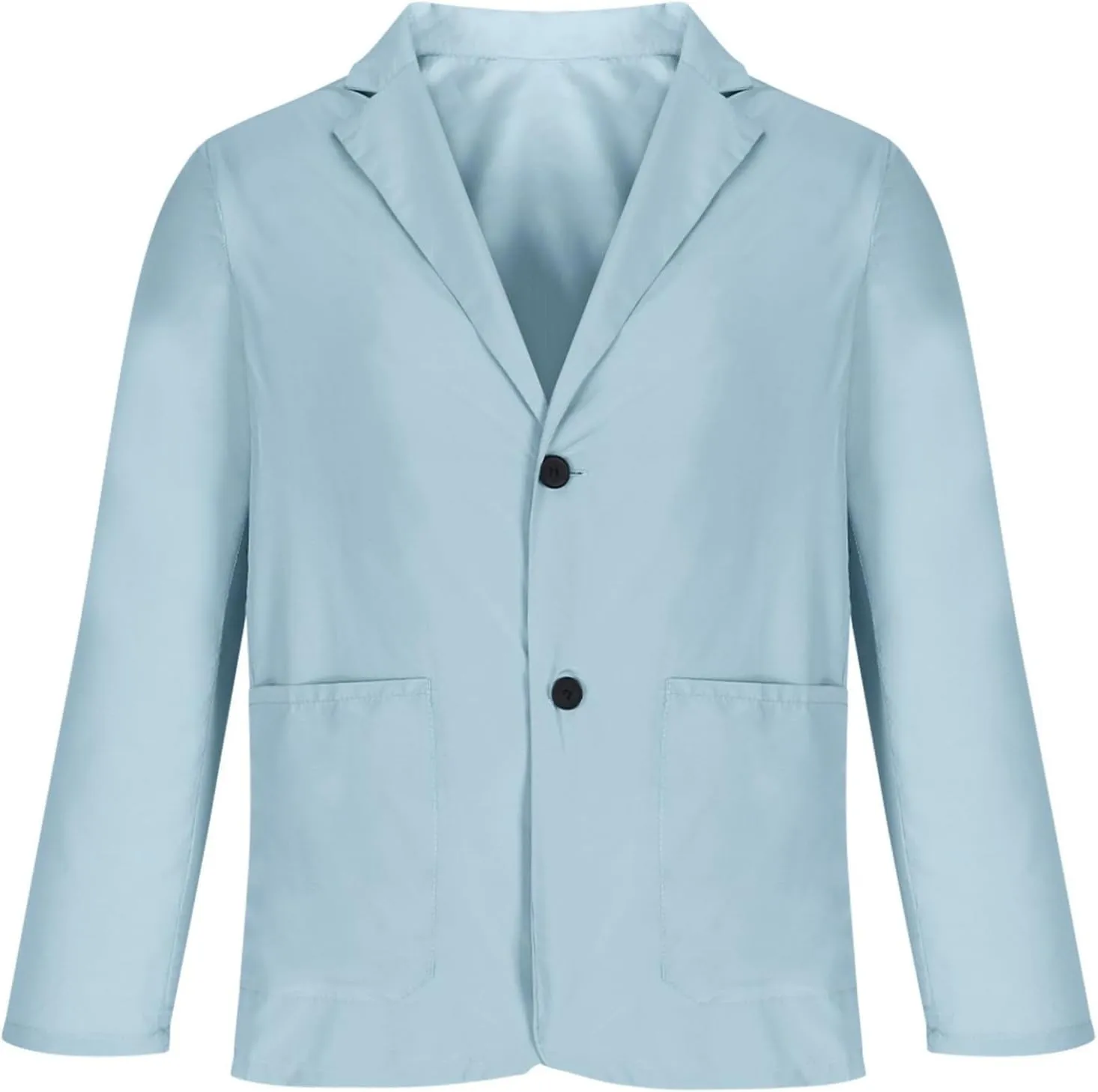 Men's Casual Fashion Sports Blazer Slim Fit Suit Jackets Two Buttons Lightweight Outerwear Jacket with Two Pockets