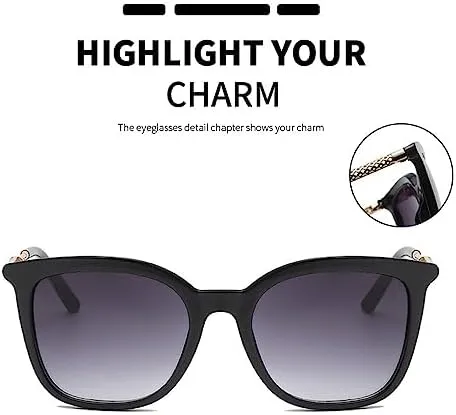 New 2025 Women Sunglasses Vintage Cat Eye Lady Gradient Sun Glasses Female Driving Eyewear UV400