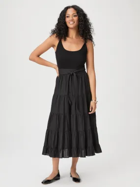 Paige Samosa Dress in Black