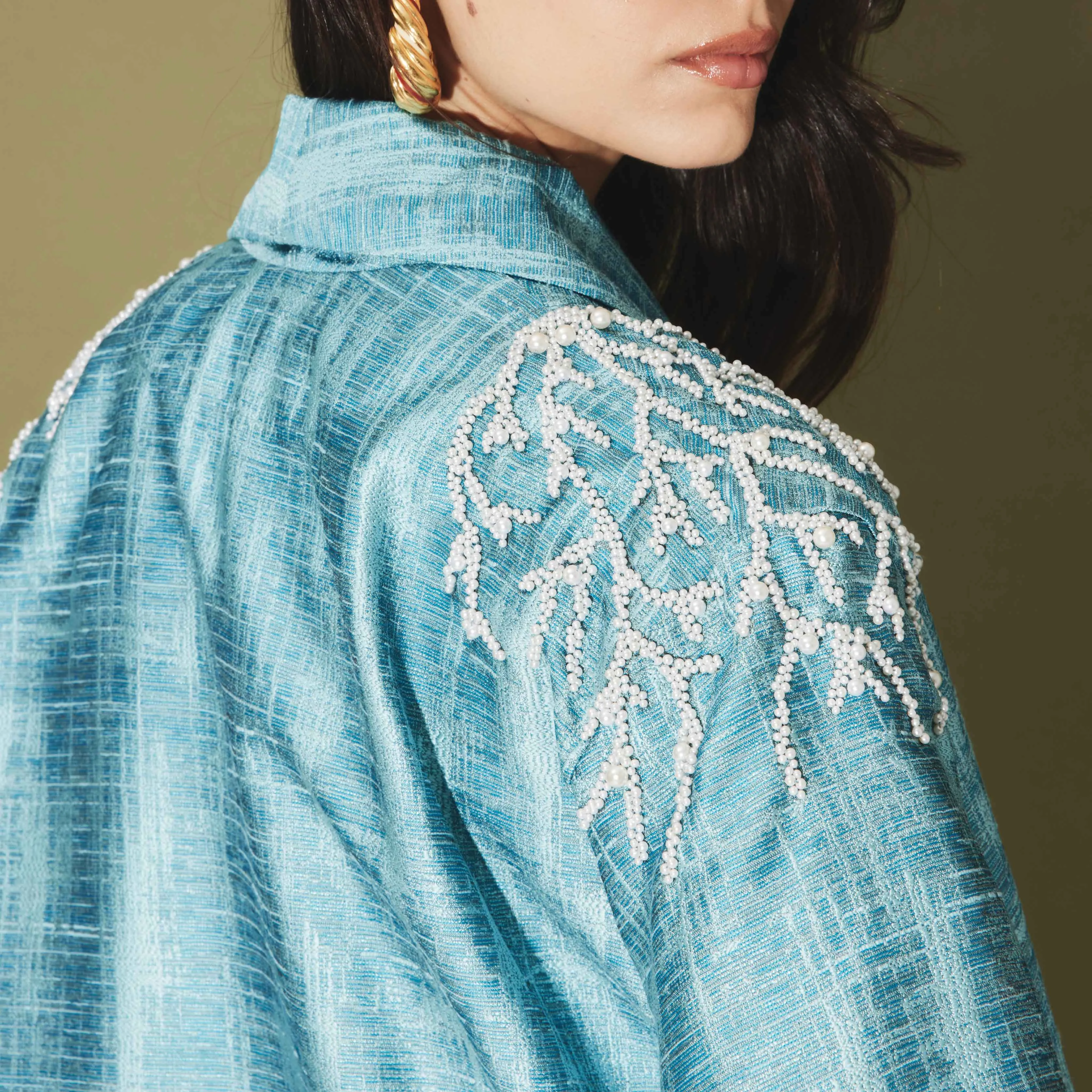 PEARLY CORALS AZURE JACKET
