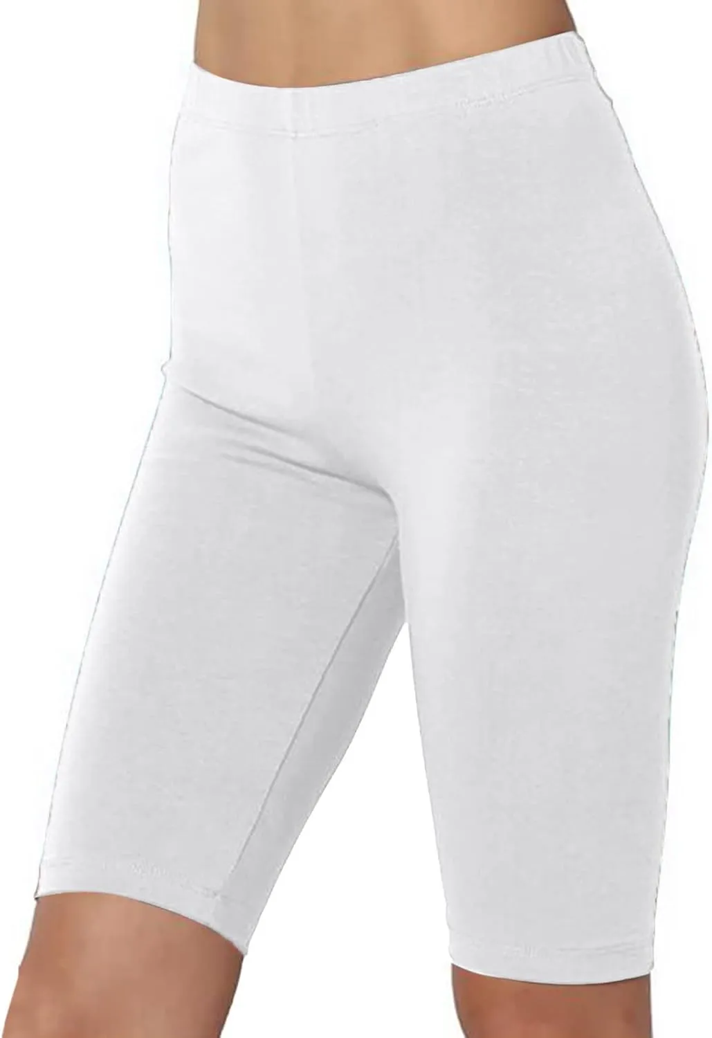 Plus Size Leggings for Women High Waisted Athletic Yoga Shorts Summer Casual Lightweight Soft Workout Lounge Shorts