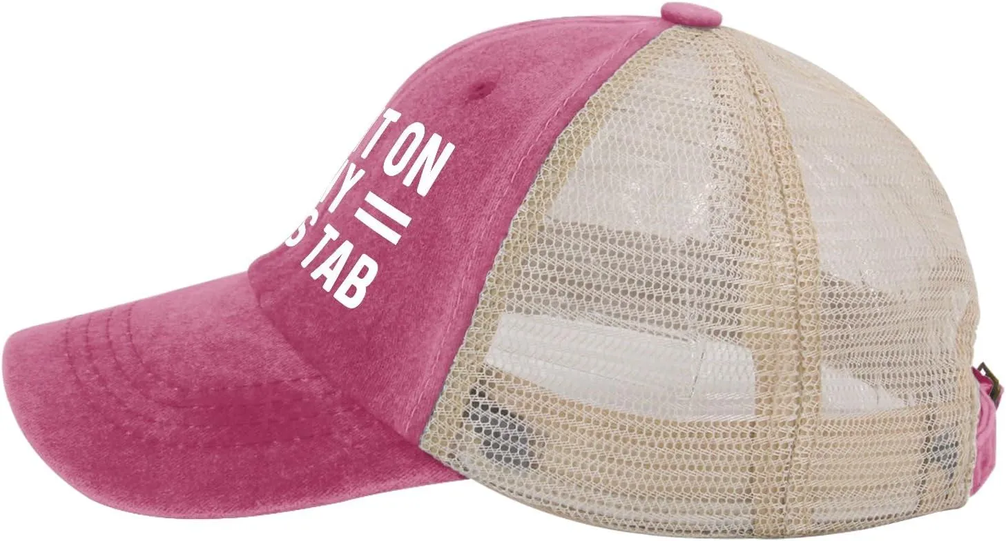 Put IT ON My Dad's TAB Hat Trucker Hat Men Trendy Mesh Hat for Summer