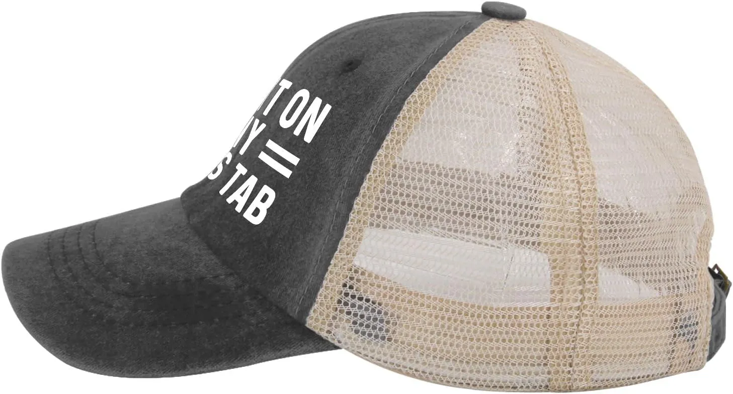 Put IT ON My Dad's TAB Hat Trucker Hat Men Trendy Mesh Hat for Summer