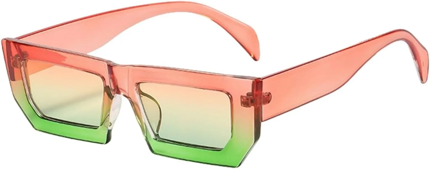 Retro Rectangular Sunglasses Women Classic Vintage Small Luxury Female Shades Eyewear