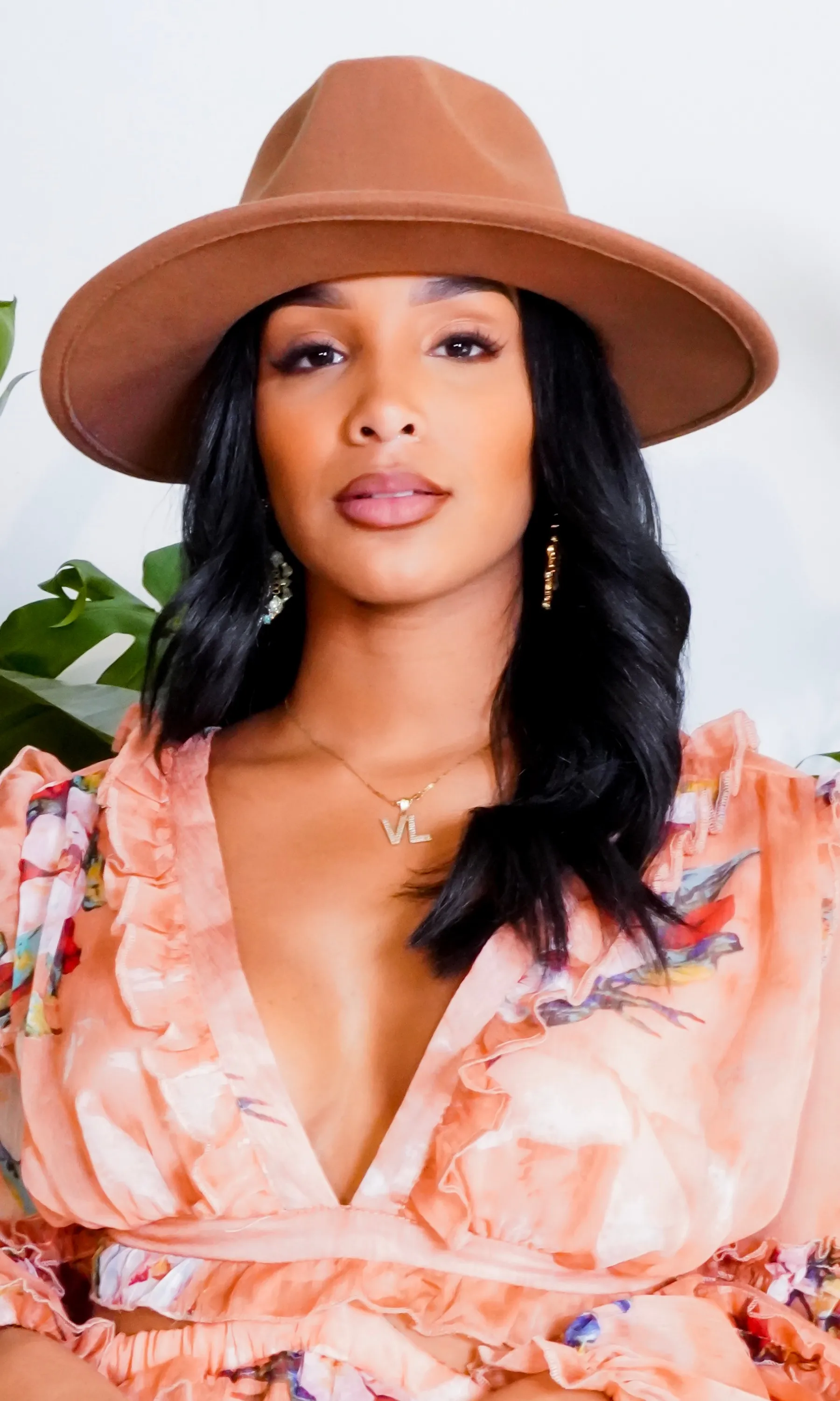 Still Trending | Wide Brim Panama Felt Fedora Hat with Band - 3