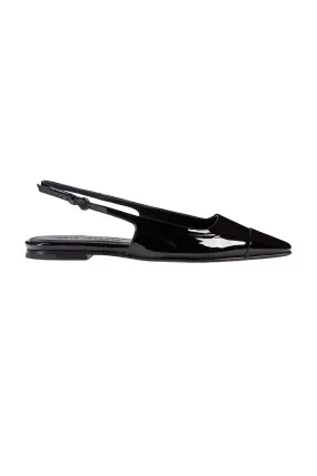 Tia Flat, Black Patent