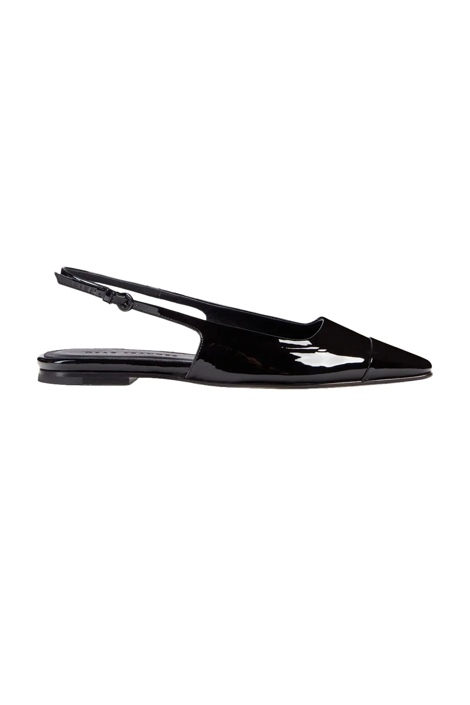 Tia Flat, Black Patent