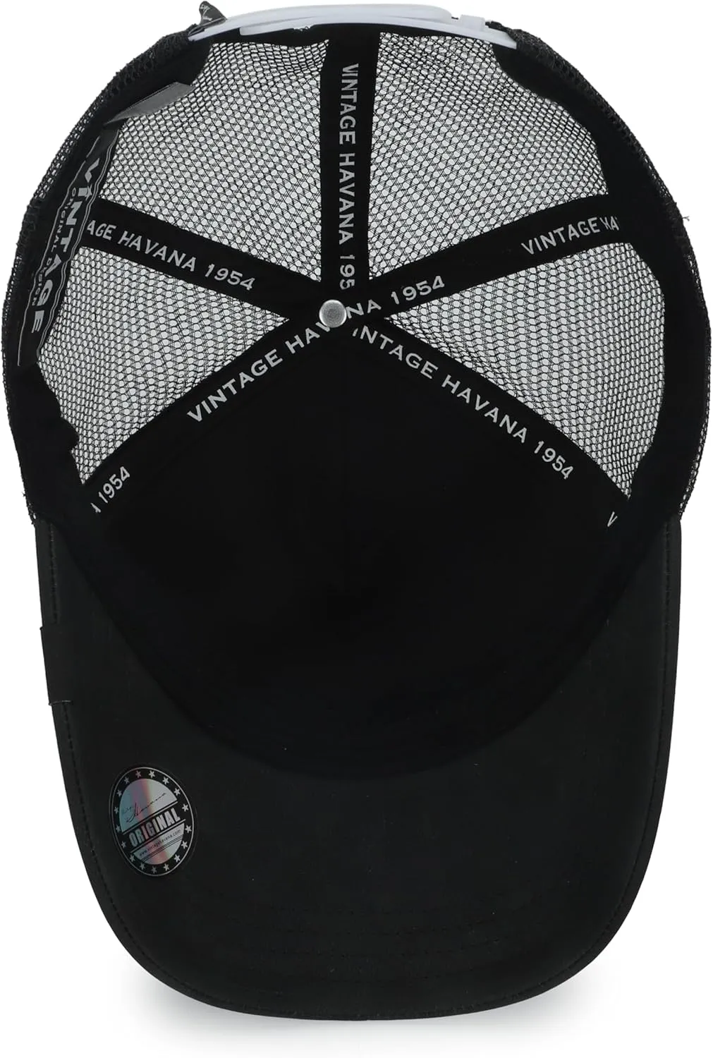 Vintage Havana Black Trucker Hats Women | Mesh Adjustable Snapback Hat | Men & Women Trendy Fashion Baseball Cap