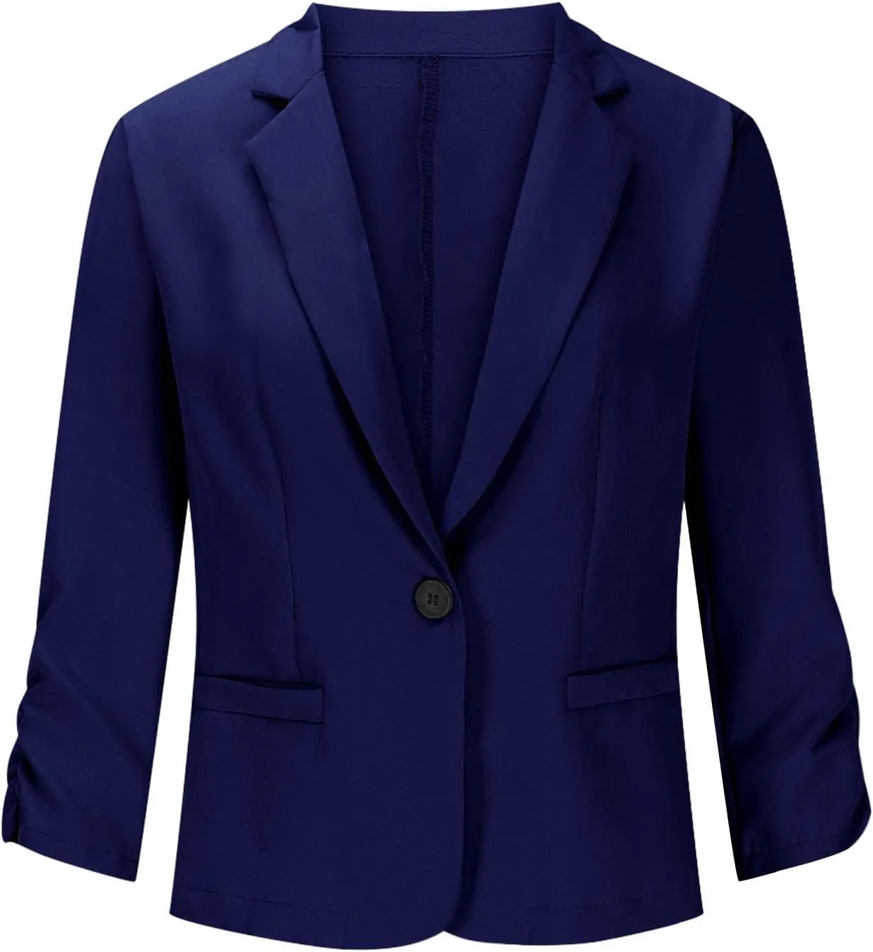 Womens Cardigans Dressy Casual Blazer Open Front Business Suit Jacket Long Sleeve Button Work Office Blazer Outwear